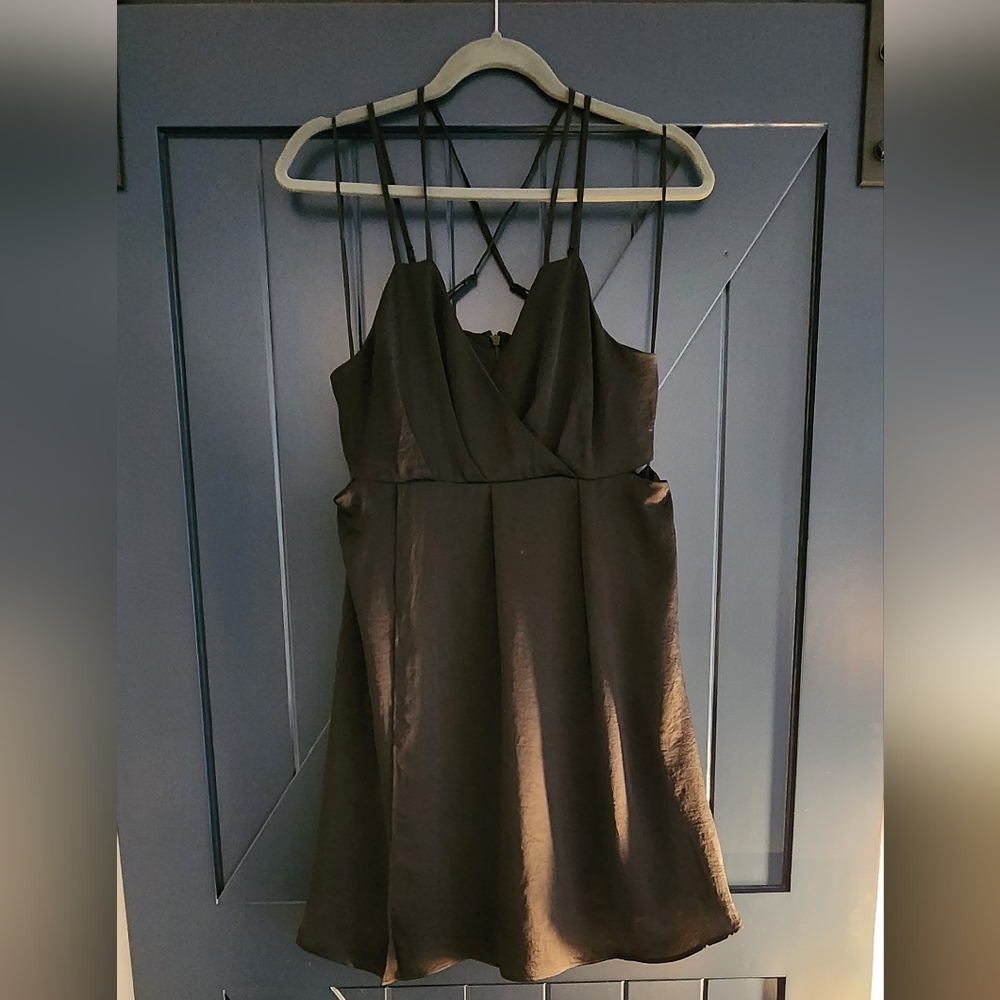 Express Black Spaghetti Strap Dress Size Medium